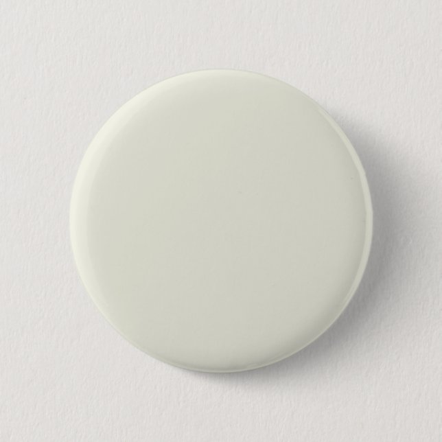 Ivory Solid Colour Customize It 2 Inch Round Button (Front)