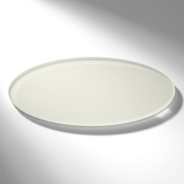Ivory Solid Colour Customize It Name Tag (Front)