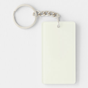 Ivory Solid Colour Keychain