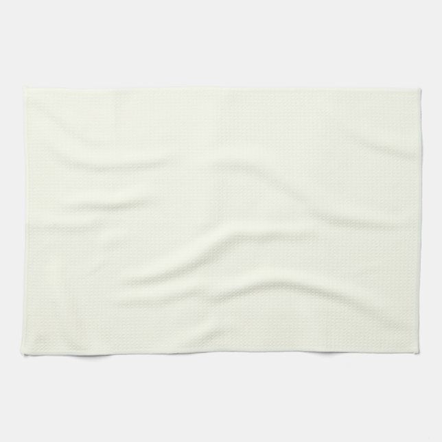 Ivory Solid Colour Kitchen Towel (Horizontal)
