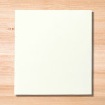 Ivory Solid Colour Notepad<br><div class="desc">Ivory Solid Colour. This soft, off-white hue radiates elegance and sophistication, making it perfect for any occasion that calls for a touch of refined beauty. Its subtle warmth and creamy undertones create a versatile shade suitable for all occasions.</div>