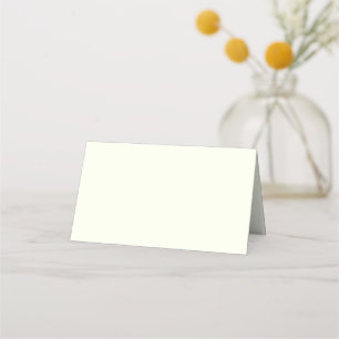 Ivory Solid Colour Place Card