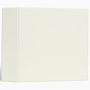 Ivory Solid Colour Trendy Colour Binder