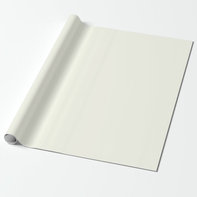 Ivory Solid Colour Wrapping Paper (Unrolled)