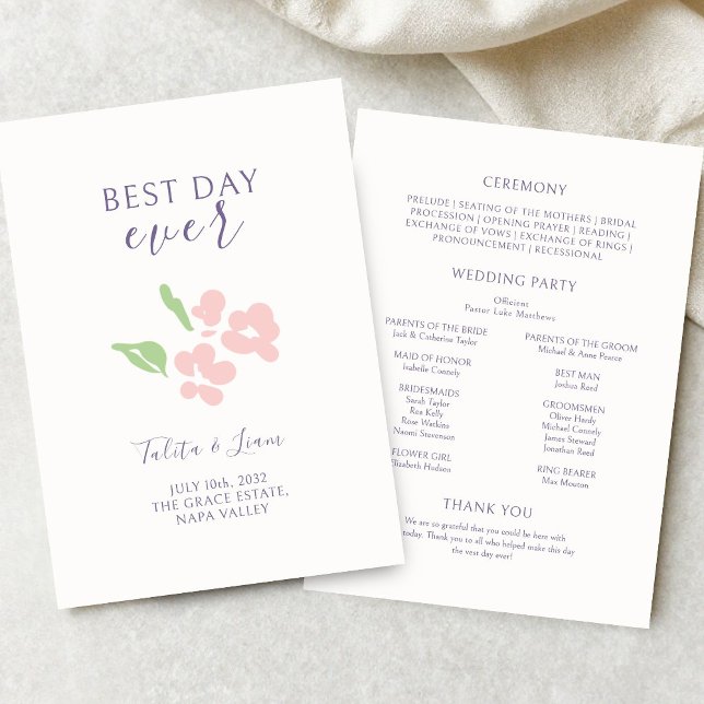 Ivory | Watercolor Floral Wedding Flat Program (Creator Uploaded)