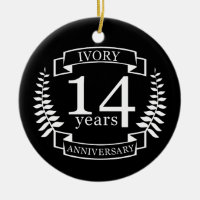 Ivory wedding anniversary 14 years