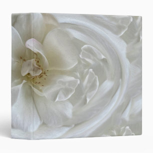 Ivory white binder