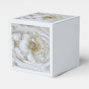 Ivory white favor box