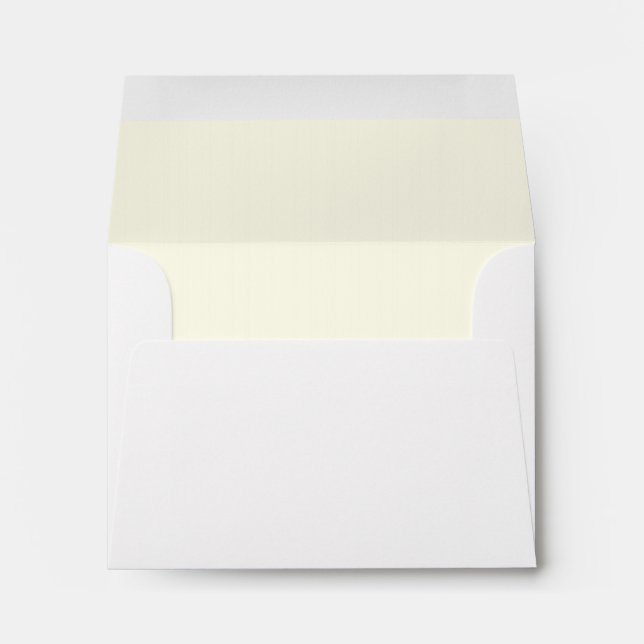 Ivory White Interior A2 Envelope (Back (Bottom))