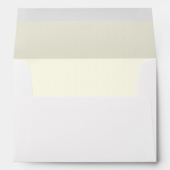 Ivory White Interior A7 Envelope (Back (Bottom))