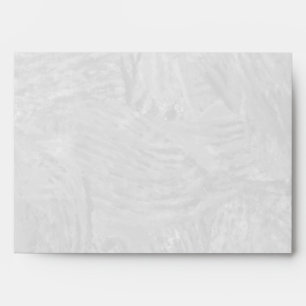 Ivory White Neutral Paint Wedding Envelope