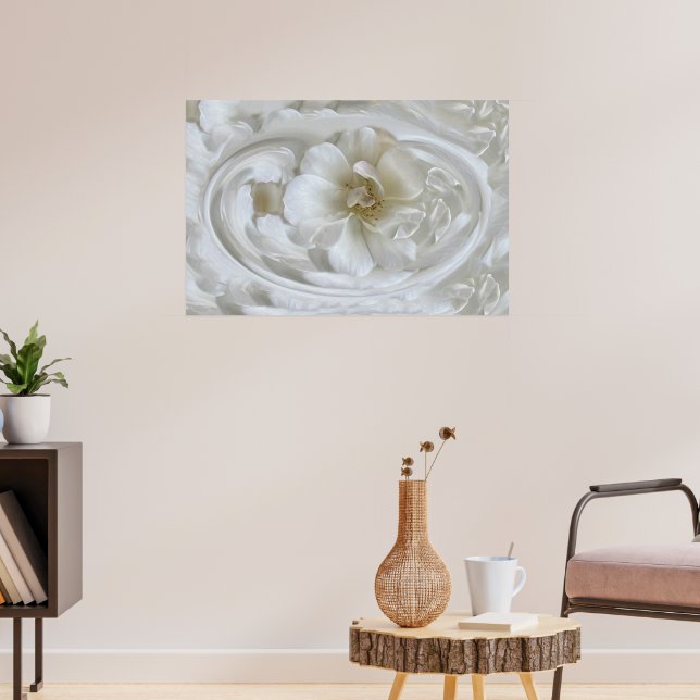 Ivory white poster (Living Room 3)