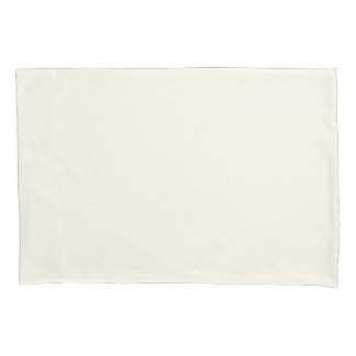 Ivory White Standard Sized Single Pillowcase