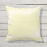 Ivory White Stripes Patterns Elegant Stylish Gift Outdoor Pillow<br><div class="desc">Designed with cool & stylish ivory and white camouflage stripe patterns. You may change the background colour as you wish!</div>