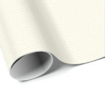 Ivory White Stripes Patterns Elegant Stylish Wrapping Paper<br><div class="desc">Designed with cool & stylish ivory and white camouflage stripe patterns. You may change the background colour as you wish!</div>