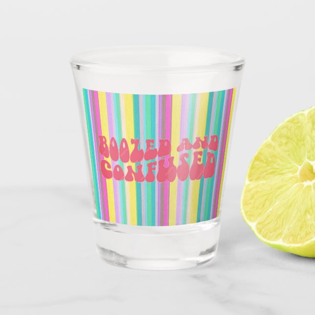 « Ivre et Perdu » Verre à Shot (Devant)