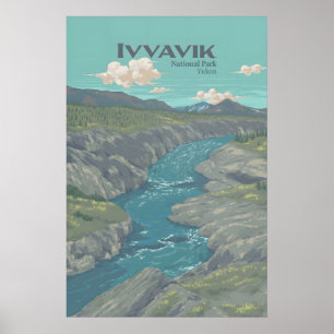 Ivvavik National Park Canada Travel Poster
