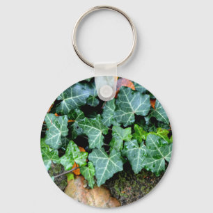 Ivy and field stone keychain