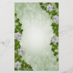 Ivy and Gardenias Stationery