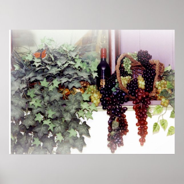 Ivy and Grape Ledge Poster (Front)