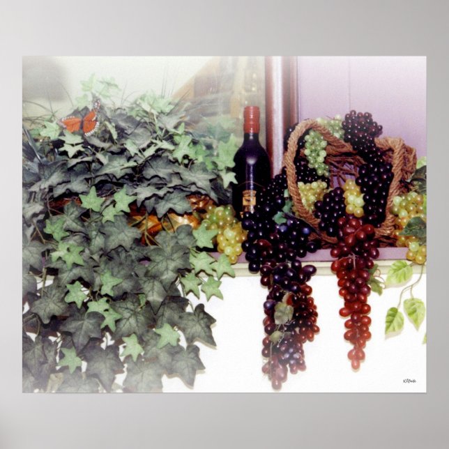 Ivy and Grape Ledge Poster (Front)