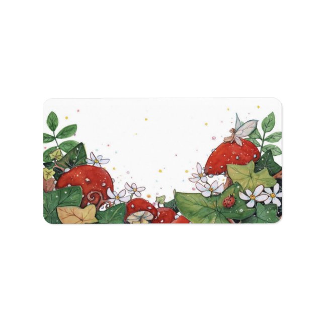 Ivy and Toadstool Labels (Front)