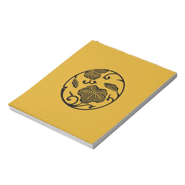 Ivy branch circle notepad (Rotated)