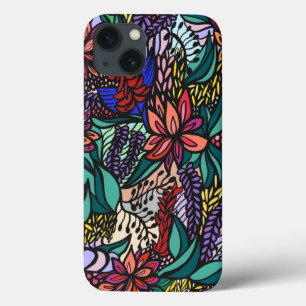 《ivy buster》カラフル南国　アイフォンケースiPhone case