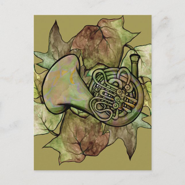 Ivy French Horn                                    Postcard (Front)