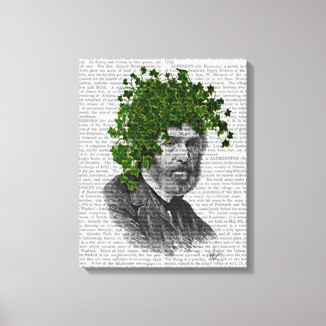 Ivy Head Plant Head Canvas Print (Front)
