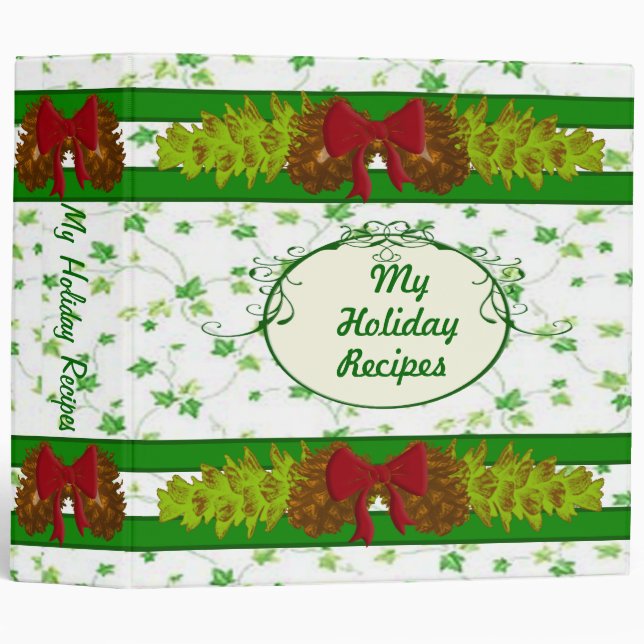 Ivy Holiday Recette Classeur (Devant/Côté)