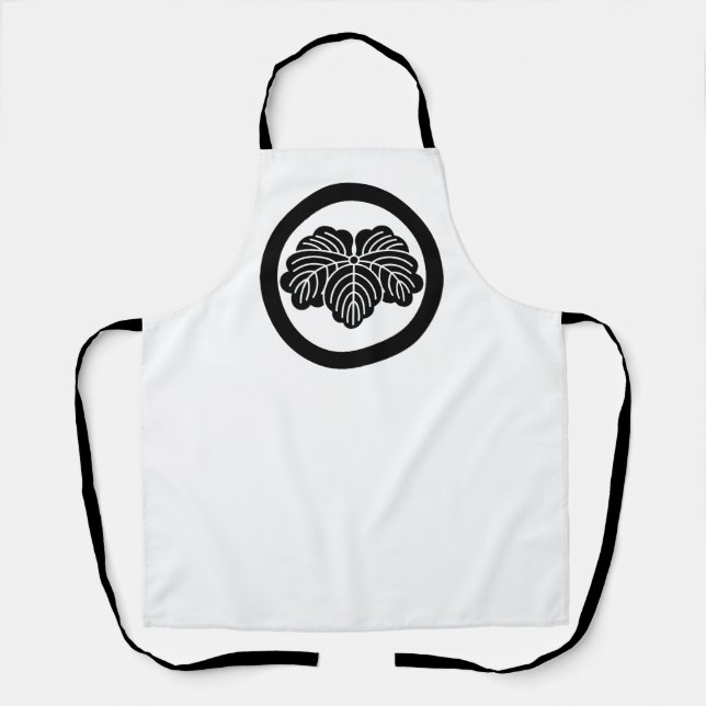 Ivy leaf in circle apron (Front)