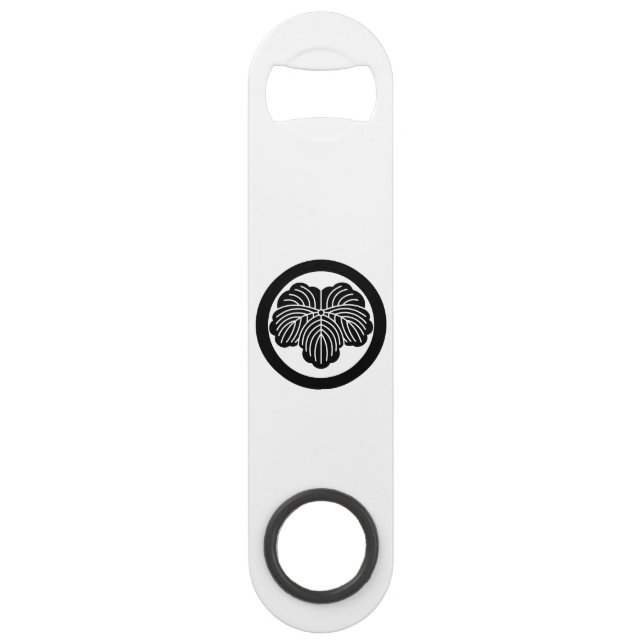 Ivy leaf in circle speed bottle opener (Front)