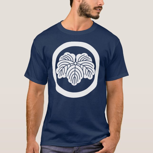 Ivy leaf in circle T-Shirt (Front)