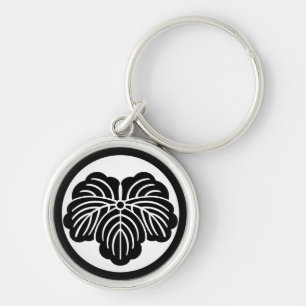 Ivy leaf in rice cake keychain