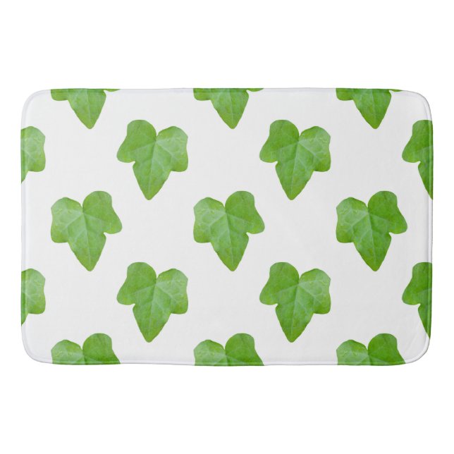 Ivy Leaf Pattern Bath Mat (Front)