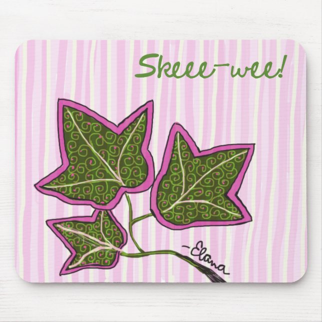 Ivy Leaf Sun Mouse Pad (Front)