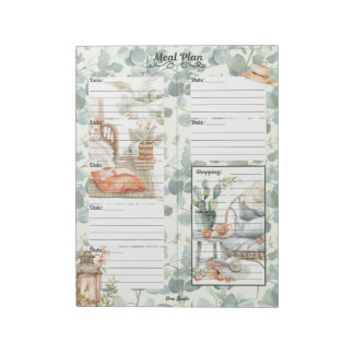 Ivy League 7 Day Meal Planner Notepad