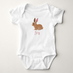 Ivy Name Custom Unisex Kids Nursery Name Reveal Baby Bodysuit