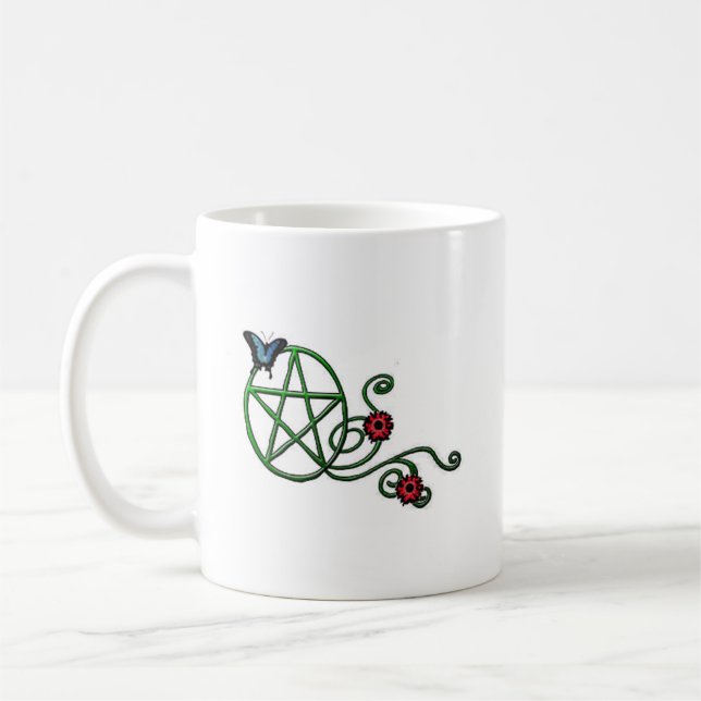 Ivy Pentacle Mug (Left)