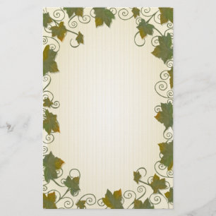 Ivy Swirl Stationery