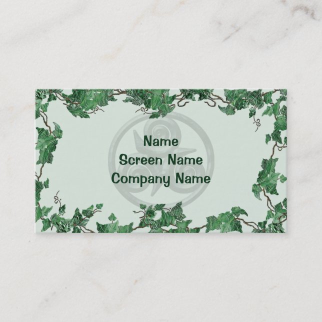 Ivy Triskel Business Card (Front)