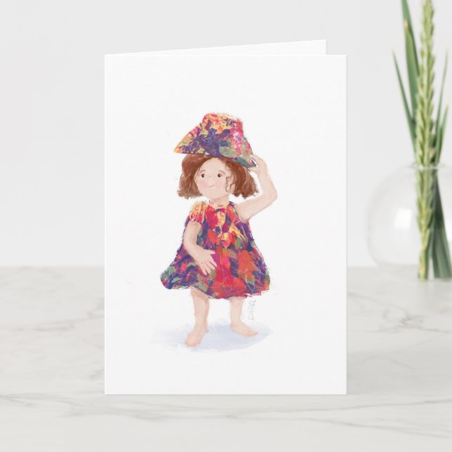 Ivy's New Outfit Thank You Card (Front)
