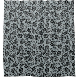 Iwalani Vintage Hawaiian Lilac Floral- Black