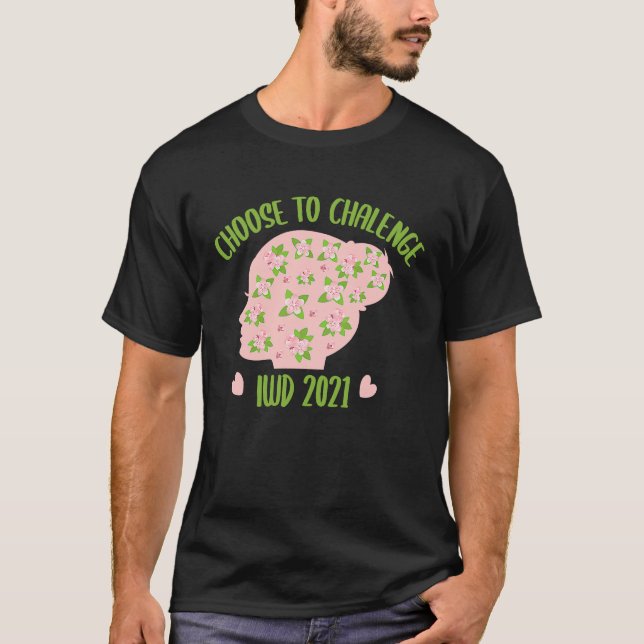 IWD 2021 International Women's Day 2021 Purple T-Shirt (Front)
