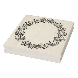IWD Ovale Frame 4" x 5" Rubber Stamp