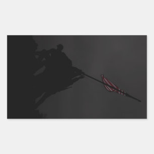 Iwo Jima Flag Sticker
