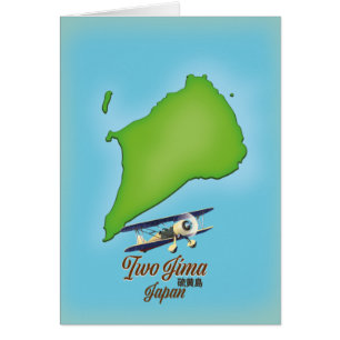 Iwo Jima Japan island map