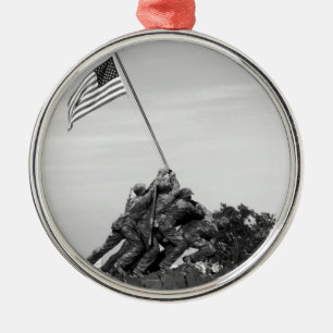 Iwo Jima Memorial Metal Ornament