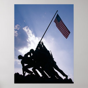 Iwo Jima Memorial Poster
